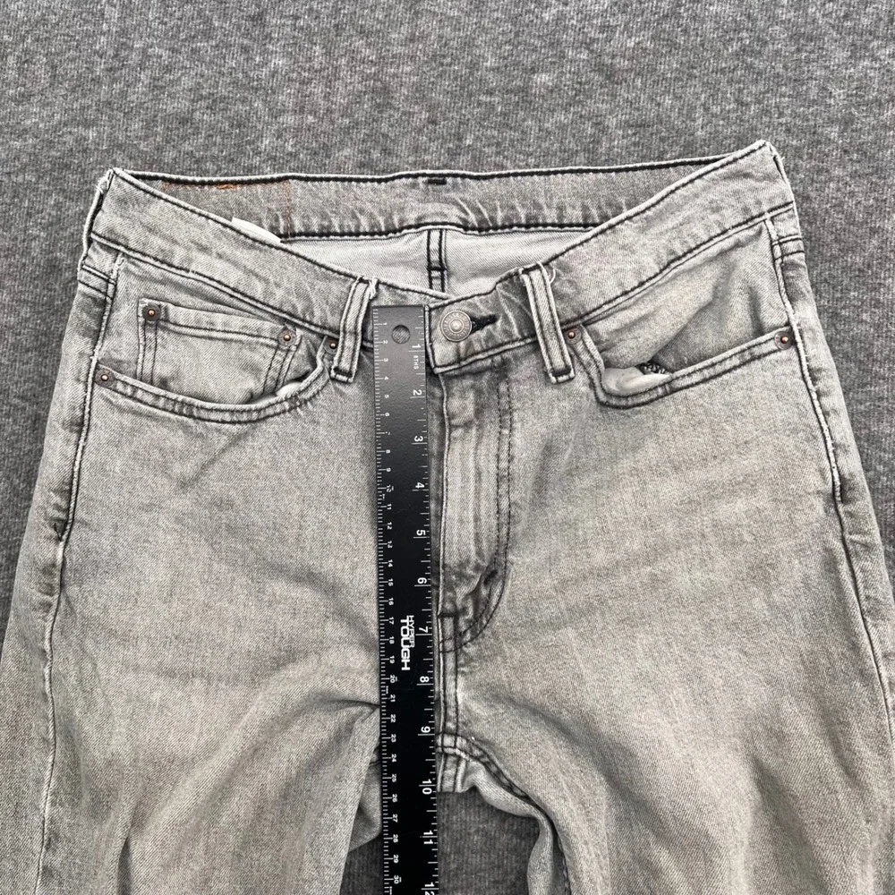 Levis 514 Straight Fit Jeans Light Gray Wash Denim Mens 32 Denim Relaxed‎